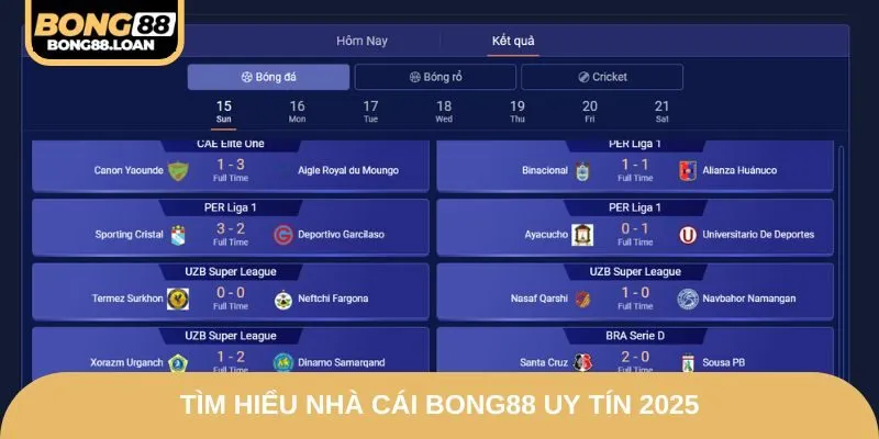 Tìm hiểu nhà cái Bong88 uy tín 2025