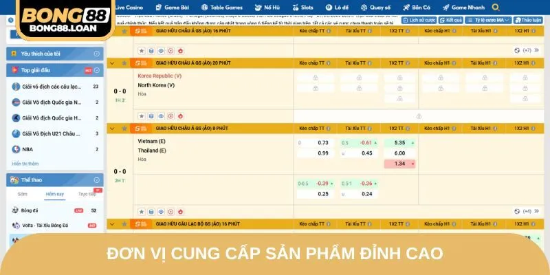 Đơn vị cung cấp sản phẩm đỉnh cao